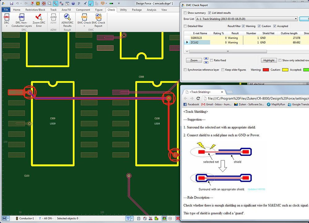 Elektronik-Regelprüfung (Design Rule Checks) für Leiterplattendesigns