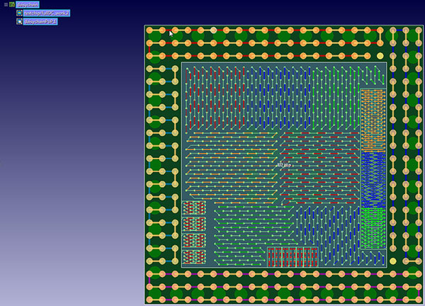 2D view of a PoP design