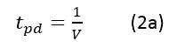 Formula - How to calculate propagation delay