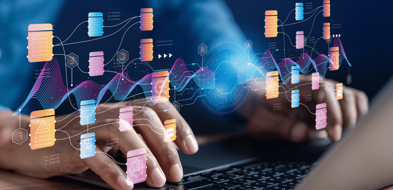 MBSE data flow visualization, symbolizing advanced systems engineering.