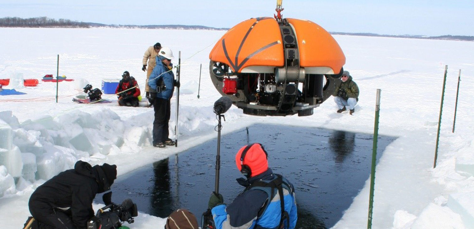 Stone Aerospace - Testing Autonomous Underwater Vehicle