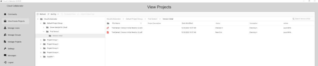 Cloud Collaborator project access