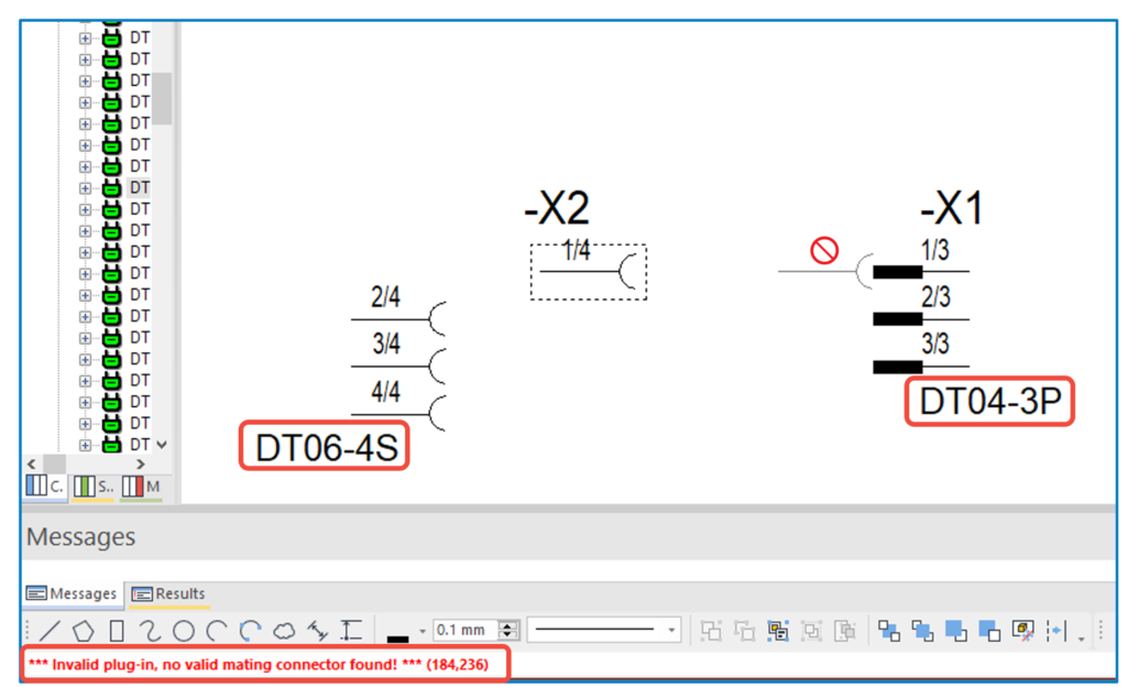 E3.series 2021 - New automatic design rules checks for connectors