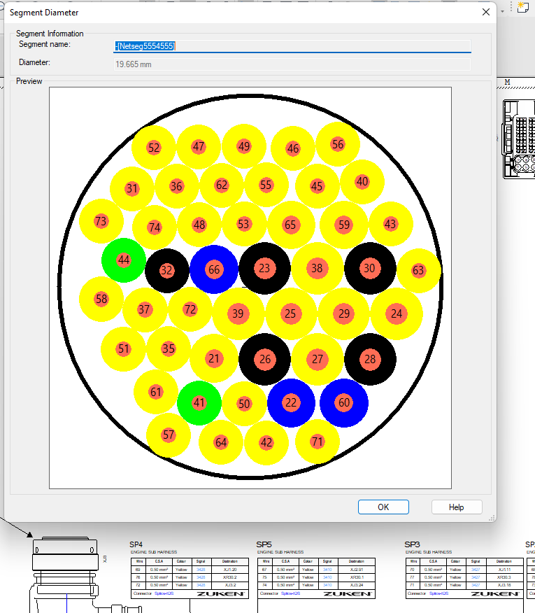 Segment Diameter Calculations