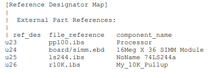 EBD RefDes format