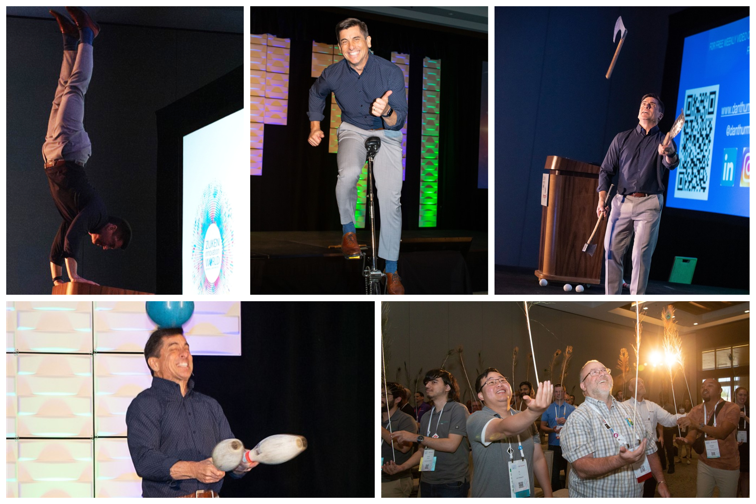 Pictures of Dan Thurmon's Keynote at ZIW 2023